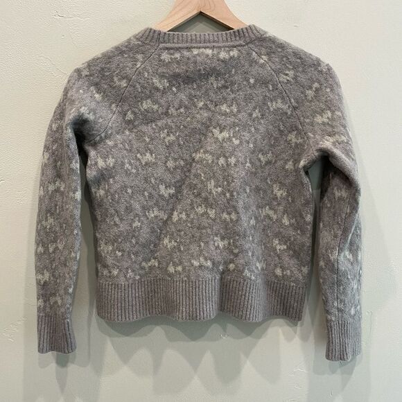 Athleta Hawthorn Textured Animal Print Crew Sweater - Size: Small - Picture 2 of 10